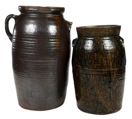 Two Pieces of Western North Carolina Stoneware