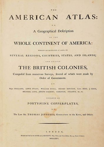Thomas Jefferys - The American Atlas