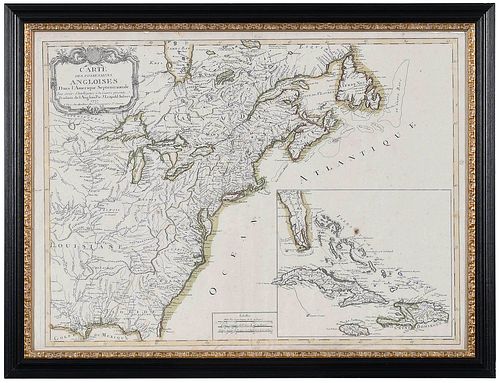 Imbert - Map of North America, 1777