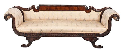 American Classical Mahogany Sofa, Possible Senate Provenance