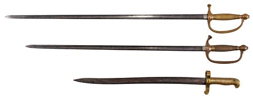 Three Civil War Bladed Instruments 