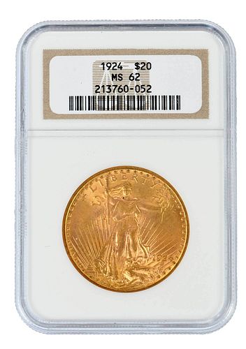 1924 St. Gaudens Gold Double Eagle Coin