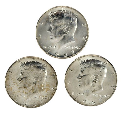 99 Kennedy Half Dollars, 1965-1968