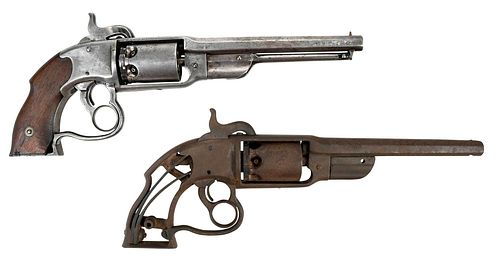Two Savage 1861 Navy Model Percussion Revolvers