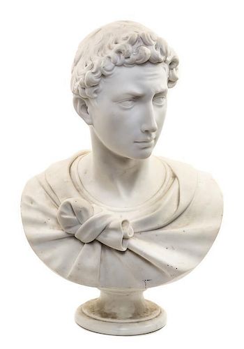 * Artist Unknown, (Italian, 19th Century), Young Man with Curly Hair