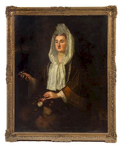 Artist Unknown, (18th/19th century), Portrait of a Lady in Lace