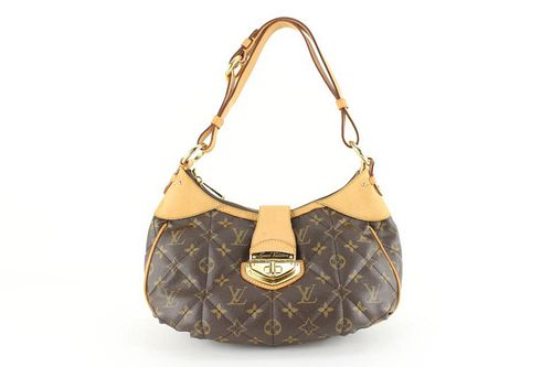 LOUIS VUITTON LIMITED EDITION QUILTED MONOGRAM ETOILE CITY PM HOBO BAG