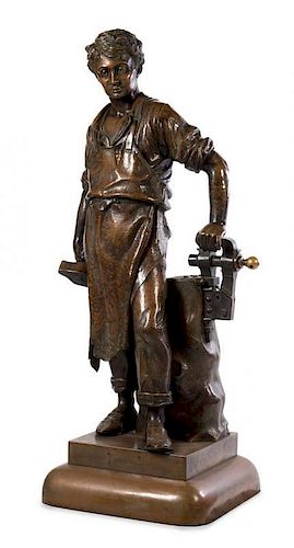 An American Copper Figure Height 63 inches.