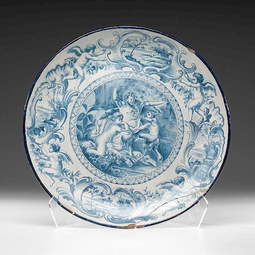 Monumental Delftware Charger