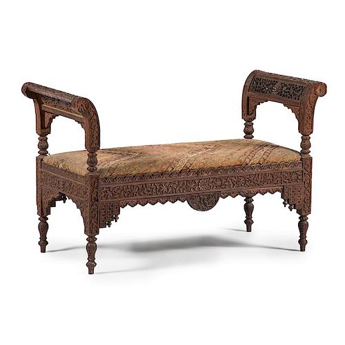 Anglo-Indian Window Bench