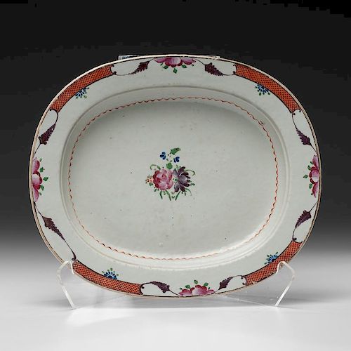 Chinese Export Porcelain Tray