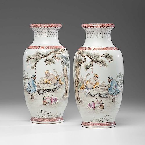 Chinese Republic Period Porcelain Vases