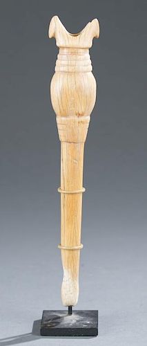 Ivory flute, early 20th century.