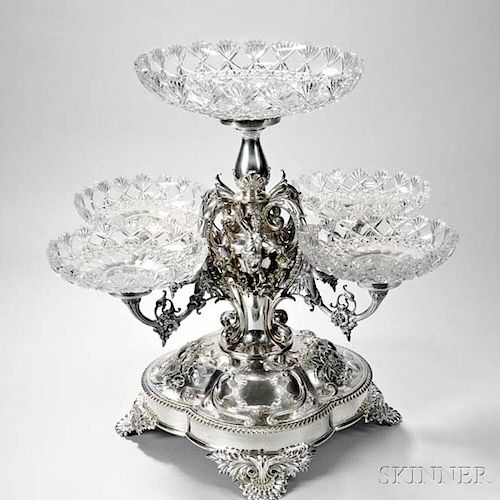 Gorham Sterling Silver Four-arm Epergne