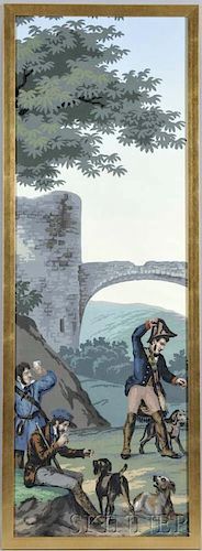 Zuber & Cie. Wallpaper Panel of Les Grand Chasses