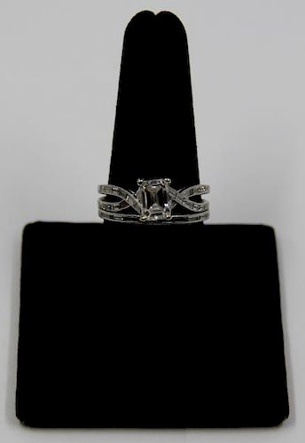 JEWELRY. Tiffany & Co Diamond and Platinum Ring.