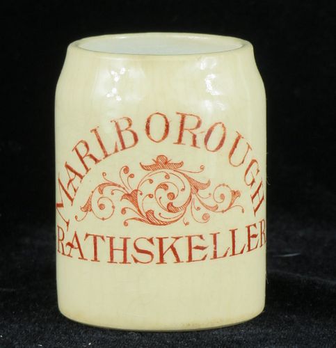1905 Marlborough Rathskeller New York City Match holder Mini Mug