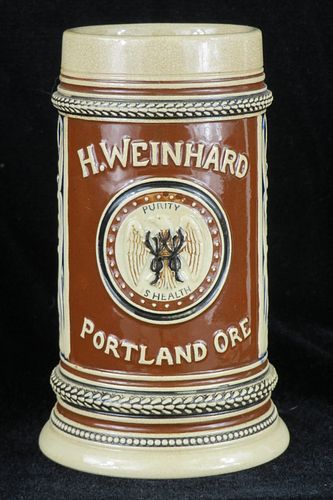 1900 H. Weinhard Brewery 5¾ Inch Stein, Portland, Oregon