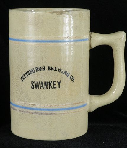 1890 Swankey Beer 6 Inch Stein, Pittsburgh, Pennsylvania