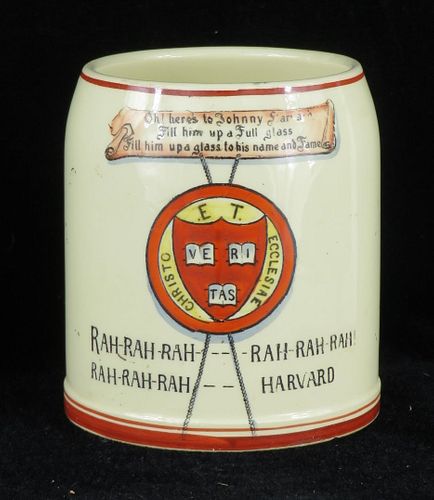 1900 Harvard University Rah Rah Rah 3¾ Inch Stein