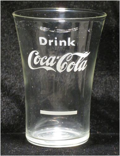 Coca-Cola (Reissue?) 3¾ Inch Etched Drinking Glass