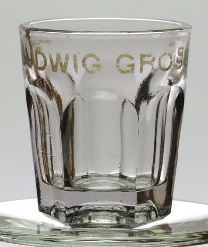 1910 Ludwig Gross Shotglass Peoria Illinois