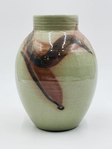 Large Ceramic Vase, Signed