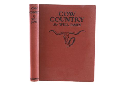 "Cow Country" Rare 1st Ed. Will James 1927