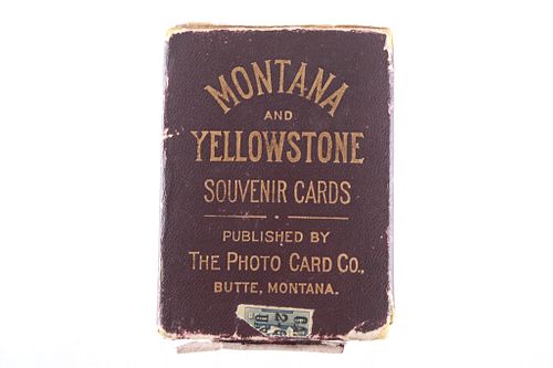 Montana and Yellowstone Souvenir Cards c. 1898
