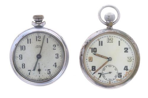 G.S.T.P & Smiths Empire Pocket Watches c. 1940's