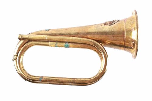 CSA Civil War Brass Bugle Replica