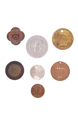 C. 1890-1953 Montana Trading Tokens & Memorabilia