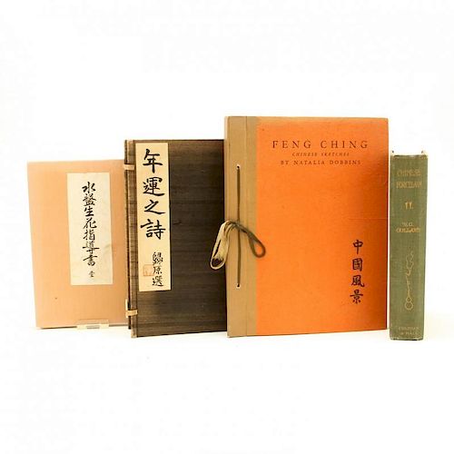 Group of Four Books on Chinese and Japanese Subjects