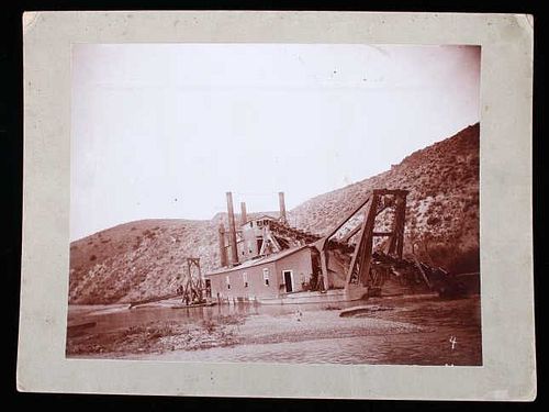1895 Bannack, Montana Bucket-lift Gold Dredge