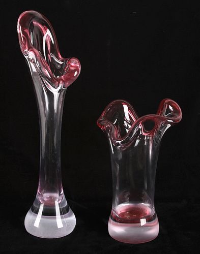 1950s / 1960s Vintage Art Glass Vase