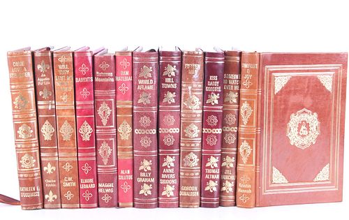Gilted & Embossed Leather Bound Book Collection