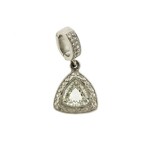 Loree Rodkin Platinum 2.30ctw Diamond Pendant Enhancer