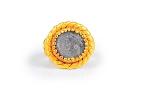 An Ancient Roman Coin Ring