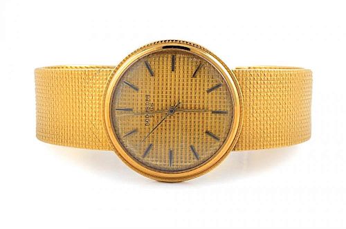 A Rare Gold Men's Watch, by Patek Philippe