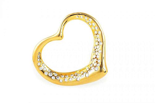 A Diamond Heart Pendant, by Elsa Peretti for Tiffany & Co.