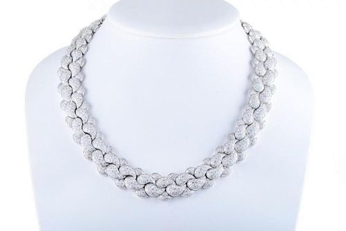 An Impressive Fe S Panlilio Diamond Necklace