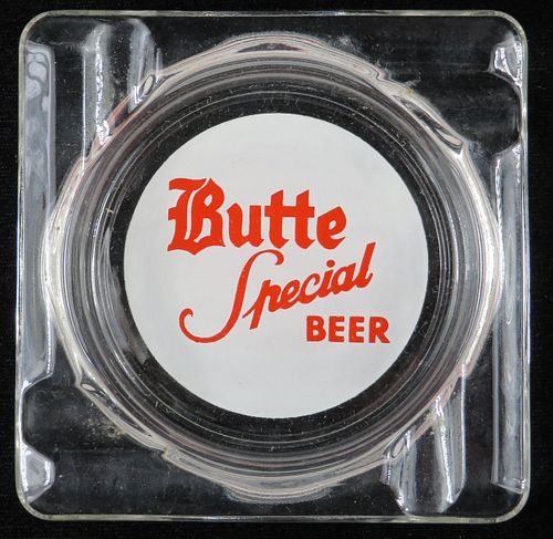 1945 Butte Special Beer Glass Ashtray Butte, Montana
