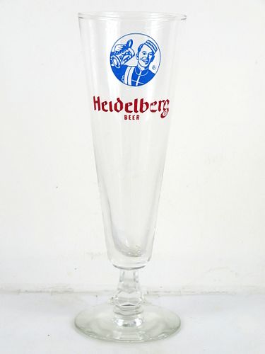 1955 Heidelberg Beer 8½ Inch Tall Stemmed ACL Drinking Glass Tacoma, Washington