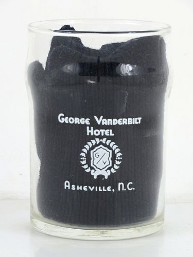 1950 George Vanderbilt Hotel  Asheville  North Carolina 3¾ Inch Tall Drinking Glass