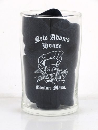 1950 New Adams House Restaurant  Boston  Massachusetts 3¾ Inch Tall Drinking Glass