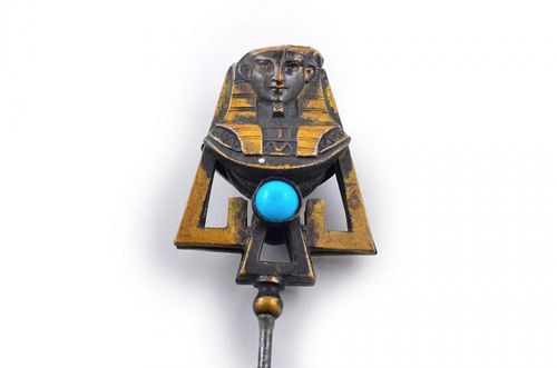 An Antique Egyptian Revival Hat Pin, No Reserve