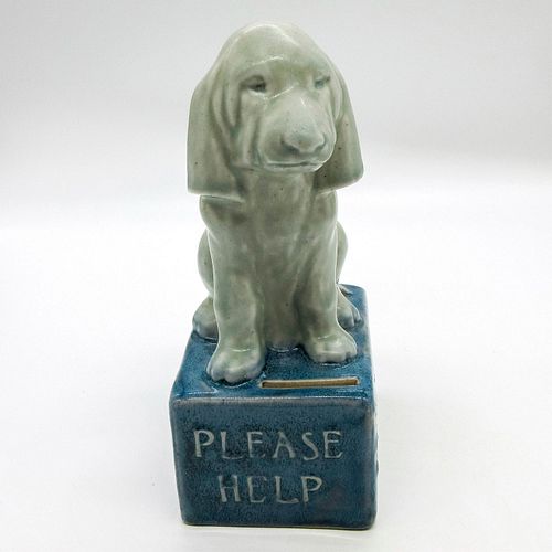 Extremely Rare Doulton Lambeth RSPCA Collection Box, Dog