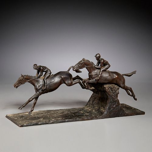 Carroll K. Bassett, bronze horses, 1930