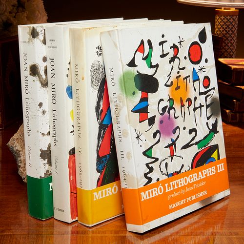 Joan Miro Lithographs, Vols I, II, III and IV