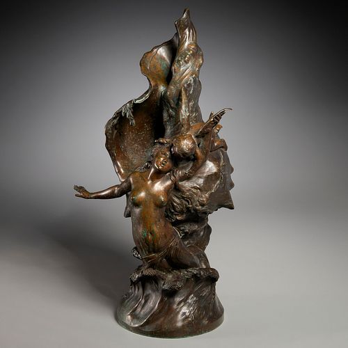 Hippolyte Francois Moreau, bronze sculpture